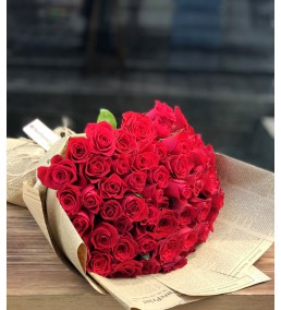 40 kırmızı gül buketi